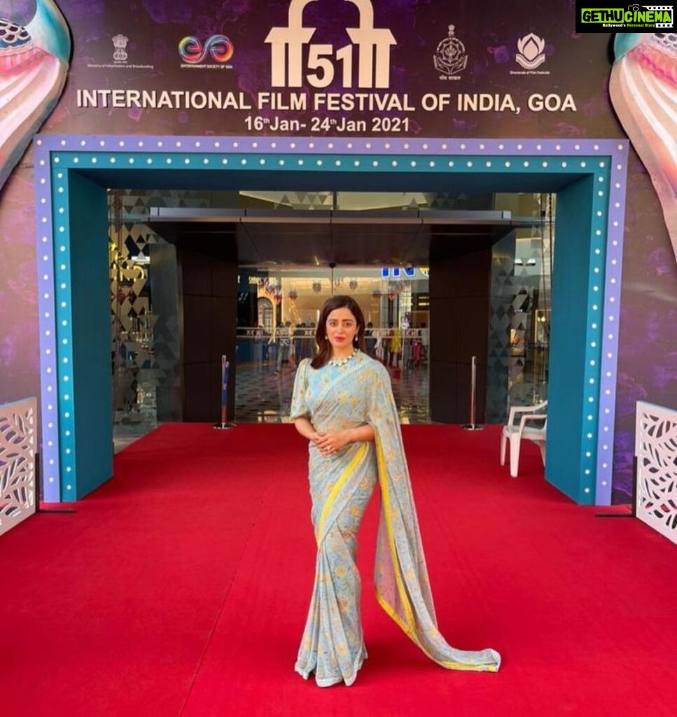 Neha Pendse Instagram - @iffigoa was indeed magical ✨ Outfit: @mrunalinirao Jewellery: @houseofshikha Styled: @nehachaudhary_