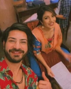 Neha Prajapati Instagram - Happpiesstt Birthday to the best human, beat co-actor, my closest n sweetest friend @nehaprajapati515 u are not only the finest actor but also a g8 human. Wish u a lot of happiness, gud health, wealth n peace ❤️ may god bless you always. Please forgive me 🙏🏻🙏🏻for the late post n late wish🫣 stuck somewhere #nehaprajapati #rano #bhagyalakshmi #om #sai #ram
