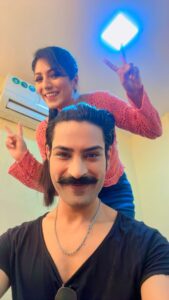 Neha Prajapati Instagram - Kya tumhe kisi ne kaha hai? @nehaprajapati515 #annkit #annkitbhatia #instagood #instagram #instagrammer #instalove #actor #artist #insta #om #sai #ram