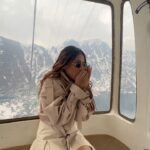 Nia Sharma Instagram - Quite an Uphill Task to Reach these Mountains ⛰️ but Sooooooo Damn worth it… #changulake #ropeway🚠 #tsomogolake Changu Lake, Sikkim