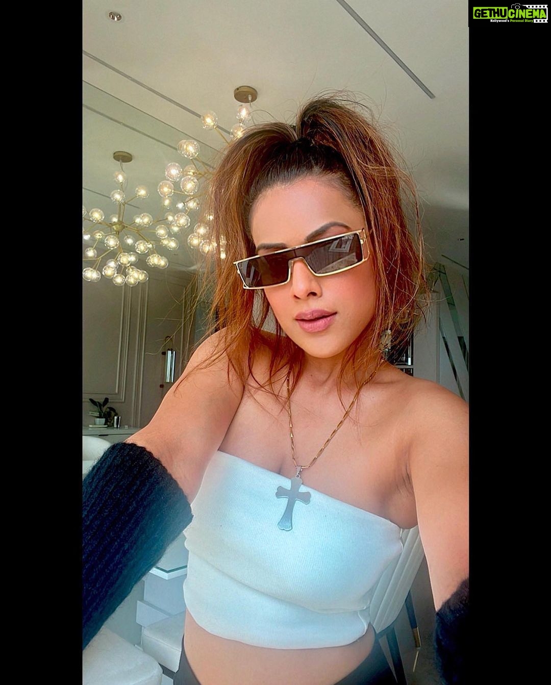 Nia Sharma Instagram - I only use a Comb to make a bloody mess of My hair. ✨😎