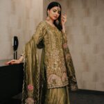 Nimrat Khaira Instagram – Turdi hai taan ghazal hai lagdi 💚

📸 @supinder_khattra 
👗@the_rosegirl 
💍@rasa_jewels