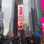 Nimrat Khaira Instagram - Grateful! Featuring on the Billboard at Times Square. It's an honor to be Spotify Equal Ambassador this month. @spotifyindia 🌸