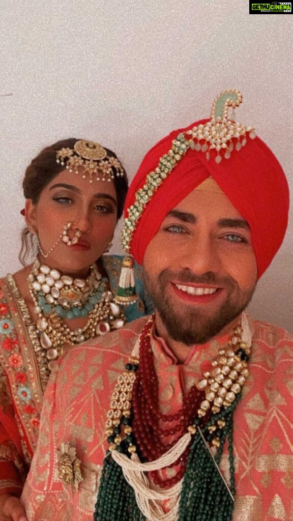 Nimrit Kaur Ahluwalia Instagram - The big day! #wedding #sehraj #chotisardarni