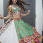 Niti Taylor Instagram - I still remember the days I prayed for the things I have now❤️😇 #grateful #blessed #reelitfeelit #instagramreels #jdj10 #navratri Looking stunning in @iamkenferns Makeup @glambysalman / @smitapandit_official Hair @hairstylist_jennny