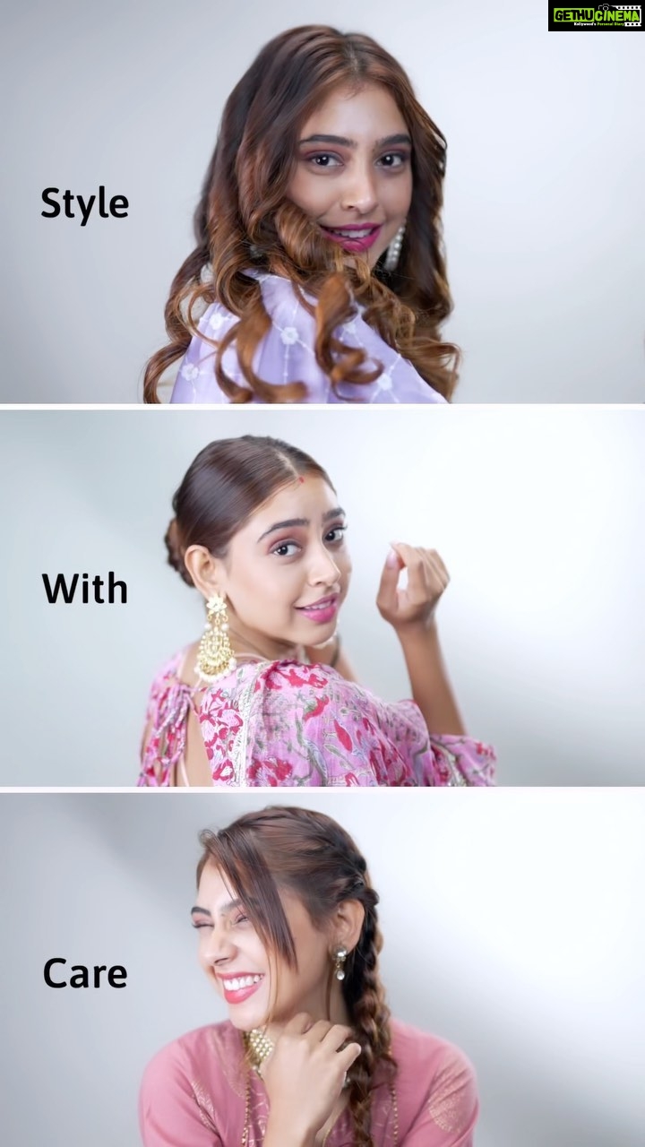 Niti Taylor Instagram - My favourite season of the year is here - The Festive Season! And I am all ready to style my hair with care, with the Philips Hair Straightening Brush and the Philips Hair Curler by my side! ✨ Ready to shine this festive season? Try out my favourite hairstyles using these products and don’t forget to tell me in the comments below which was your favourite hairstyle out of these 3! ✨ Buy now and avail upto 30% off on Amazon/Myntra/Flipkart. . . . . P.S- I couldn’t resist my love for Bollywood 💕 @philipsindia #StyleWithCare #StraightOutYou #StyleTheRealYou #PhilipsStraightener #PhilipsHairStraighteningBrush #PhilipsHairCurler #Philips #PhilipsIndia #Festive #Hairstyles #collab