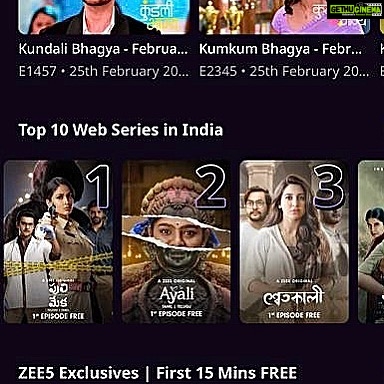 Oindrila Sen Instagram - #shwetkali Currently trending at No3 in India with in 2days👆👍 This is not the end just the beginning waiting for No1 position Thank u my audience..u all r my biiig strength 🙏🏻