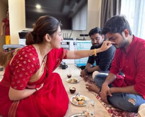 Oindrila Sen Instagram - ভাইফোঁটার কিছু মুহূর্ত...