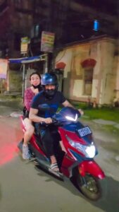 Oindrila Sen Instagram - #nightride in Bardhaman … 🕺🏻