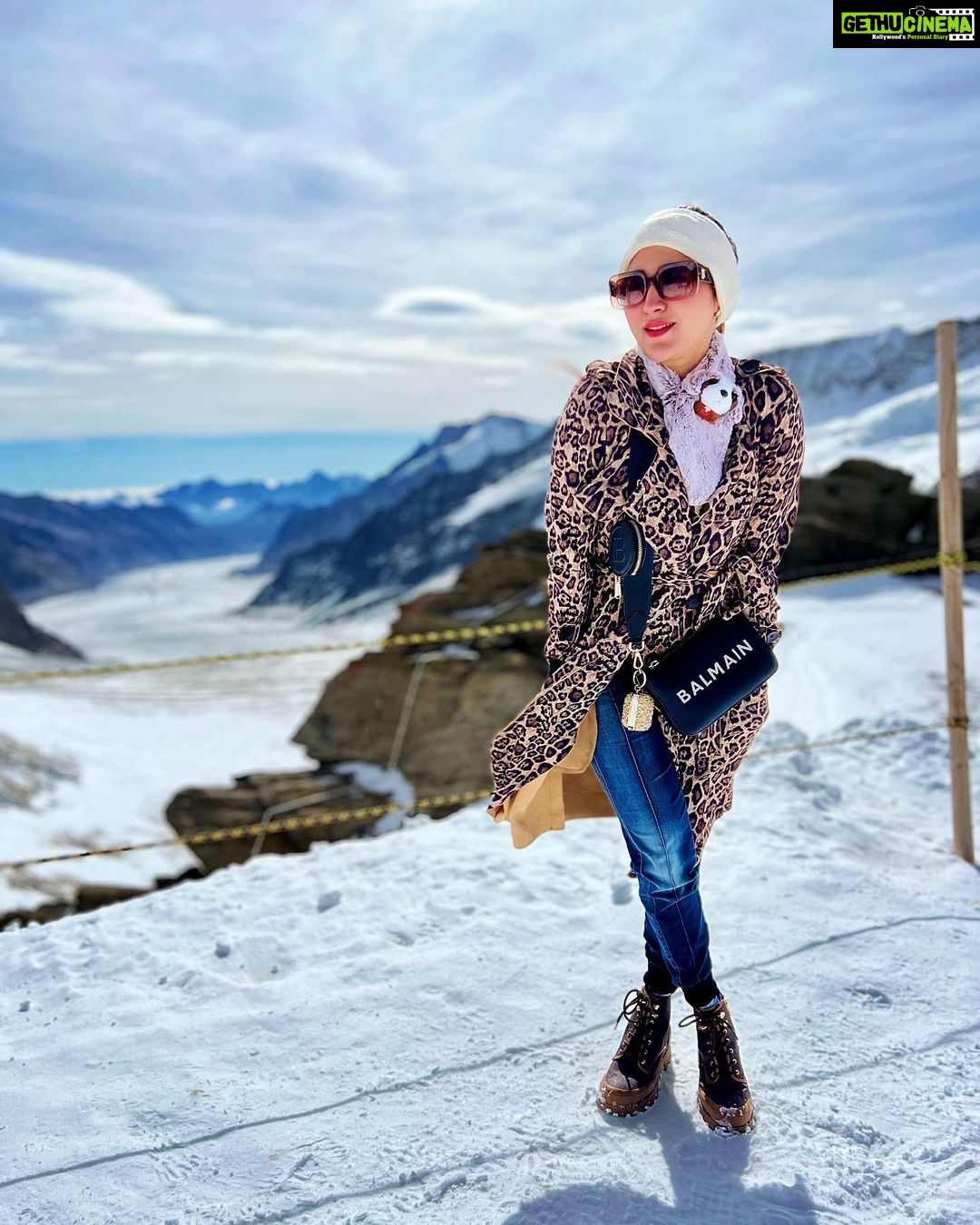 Oindrila Sen Instagram - 🏔❄️❤️🇨🇭 Jungfrau - Top of Europe, Switzerland