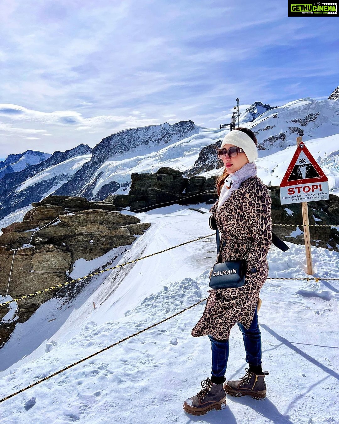 Oindrila Sen Instagram - 🏔❄️❤️🇨🇭 Jungfrau - Top of Europe, Switzerland