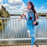 Oindrila Sen Instagram - All we have is “NOW” njoy every bit of it🤍💙 #thorpepark #londondiaries🇬🇧 Thorpe Park London