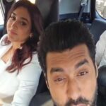 Oindrila Sen Instagram - Catch us #live from jio IPL studio .. #KKR vs #RCB #LoveMarriage promotion . #Lovemarriagereleasing14thapril @surinderfilms
