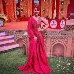 Oindrila Sen Instagram - #ZeeSonarSonsar2022 ❤️ @zeebanglaofficial Styling @baldankita Attire @ruceru.kolkata Jewellery @pretiosjewelleryofficial Hair @sarmistha1992