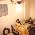 Paoli Dam Instagram - A protracted thought, peeking through the chandelier wanted the bird within to fly, The benign numen reminded me of the virtue in fealty, so, why pry! . . . . . #thoughts #life #virtue #lightandbright #introspection #chandelier #saree #fashion #yellow #yellowsaree #tradition #traditional #ootd #potd #instagram #instagood #instamood #instafashion #instalove #paolidam #paoli #paolidamofficial