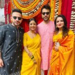 Paoli Dam Instagram - বাগদেবীর আরাধনায় আজ আমরা সবাই... ❤️ . . . #saraswatipuja #friends ##saraswatipujalook #adda #love #photosession #somuchfun #saraswatipuja23 #yellowsaree #sareelover #yellove #saree #instagram #instagood #instaphotos #carousel #instagood #insta #paolidam #paolidamofficial