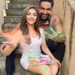 Parag Tyagi Instagram - Posted @withregram • @shefalijariwala Let the colours of Holi bring cheer and happiness to your life. Happy Holi from mine to yours ❤️❤️ . . . #happyholi #joy #happiness #positivity #enjoy #holi #bestwishes #love #family