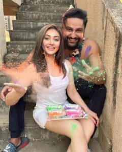 Parag Tyagi Instagram - Posted @withregram • @shefalijariwala Let the colours of Holi bring cheer and happiness to your life. 
Happy Holi from mine to yours ❤️❤️
.
.
.
#happyholi #joy #happiness #positivity #enjoy #holi #bestwishes #love #family