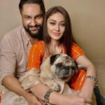 Parag Tyagi Instagram - Mera chand 🌕🌕Posted @withregram • @shefalijariwala US ! #family #love . . . #karvachauth #couplegoals #mylife #mylove #happiness #joy #festive #blessed🙏 #sunday #pic #instagood