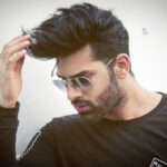 Paras Chhabra Instagram - Fashion says "me too" Style says " only me" #pose #paraschhabra #badhobahu #teji #jattasingh #splitsvilla #mtv #ruthless #king #instagram #instashot #instapic #pictures #pics #black #shoot #shooting #swag #swagger #illumanted #666
