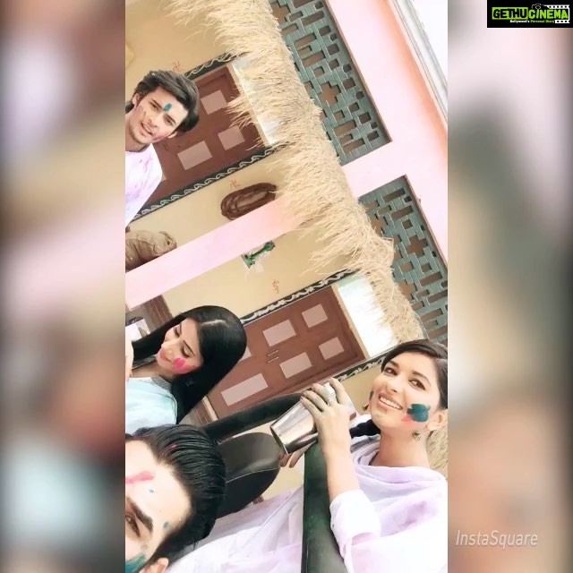Paras Chhabra Instagram - Happy Holi π¦ππ Holi on set is fun #badhobahu #paraschhabra #teji #celebrity #ruthless #rising #mtv #colours #splistvilla #king #instapic #instagram #instashot #instavideo #swag #swagger #dapper