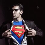 Paras Chhabra Instagram - My version of Superman is essentially of a guy who spends his life alone. In short a loner wandering for the stars.... 🤓 #superman #illuminted #photography #photoshoot #instapic #ruthless #style #king #splitsvilla #mtv #supermanfan #666 #glasses #blackandwhite