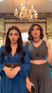 Parull Chaudhry Instagram - Next time you too do the same! Okay? Eewwwweweewwewwe 😂😂😂 

#shivanijha #reels #parullchaudhry #bhagyalakshmi #funny #viral #trending