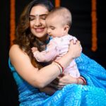 Pooja Banerjee Instagram - #ShubhoBijoya from me and mine ❤️🧿 to you all… #AshcheBochorAbarHobe❤️ HMU BY @makeup_by_pinky 📸- @atreo_akash saree by @tamairafashion Bhubaneswar, India