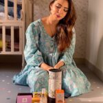 Pooja Banerjee Instagram - Root Natural is one of the largest and leading marketplaces in the country that supports homegrown Indian brands and 100% purely organic products that take care of holistic well being. Try them today! @root_natural outfit by @amoree.india HMU BY @umasmakeoverunisexsalonandspa
