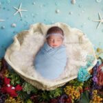 Pooja Banerjee Instagram - Our Little #BlueMermaid #MiniMe #BabyPoo #SejwalJr. #SandeepSejwal #PoojaBanerjii #SanaSSejwaal 📸- @falgunikharwaphotography ❤️🧿