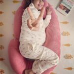 Pooja Banerjee Instagram - #PregnancyPillow by @quiltcomfort … My Companion during my entire pregnancy… I wouldn’t sleep without this (or rather I couldn’t sleep without this) well this is The Only brand to offer 14 nights trial and 6 months warranty and guess what, it was not even made for commercial selling, but the founder developed this for his pregnant wife and That’s how it became the best pregnancy pillow!!!! Thank you @quiltcomfort for making my Journey so comfortable ❤️❤️❤️ night suit by @chicmomz