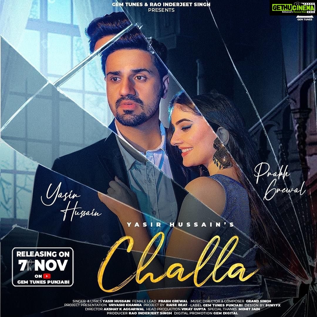 Prabh Grewal Instagram - "Challa" 7th November 😍Date Krlo Note 📝 Share Krdo🔥Dosto @prabhgrewalofficial @officialgrandsingh @urvashi_.khanna @official_raisebeat @akshayk.agarwal @thismohitjain @vinayguptaofficial_ @reena.indereena @raoinderyadav @gemtunespunjabi @gemtunesofficial @gemdigitalofficial