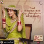 Pranali Rathod Instagram - Posted @withregram • @sonytvofficial Miliye Radha se #KyunUttheDilChhodAaye mein aaj se Som-Shukr raat 9 baje, Sony par.