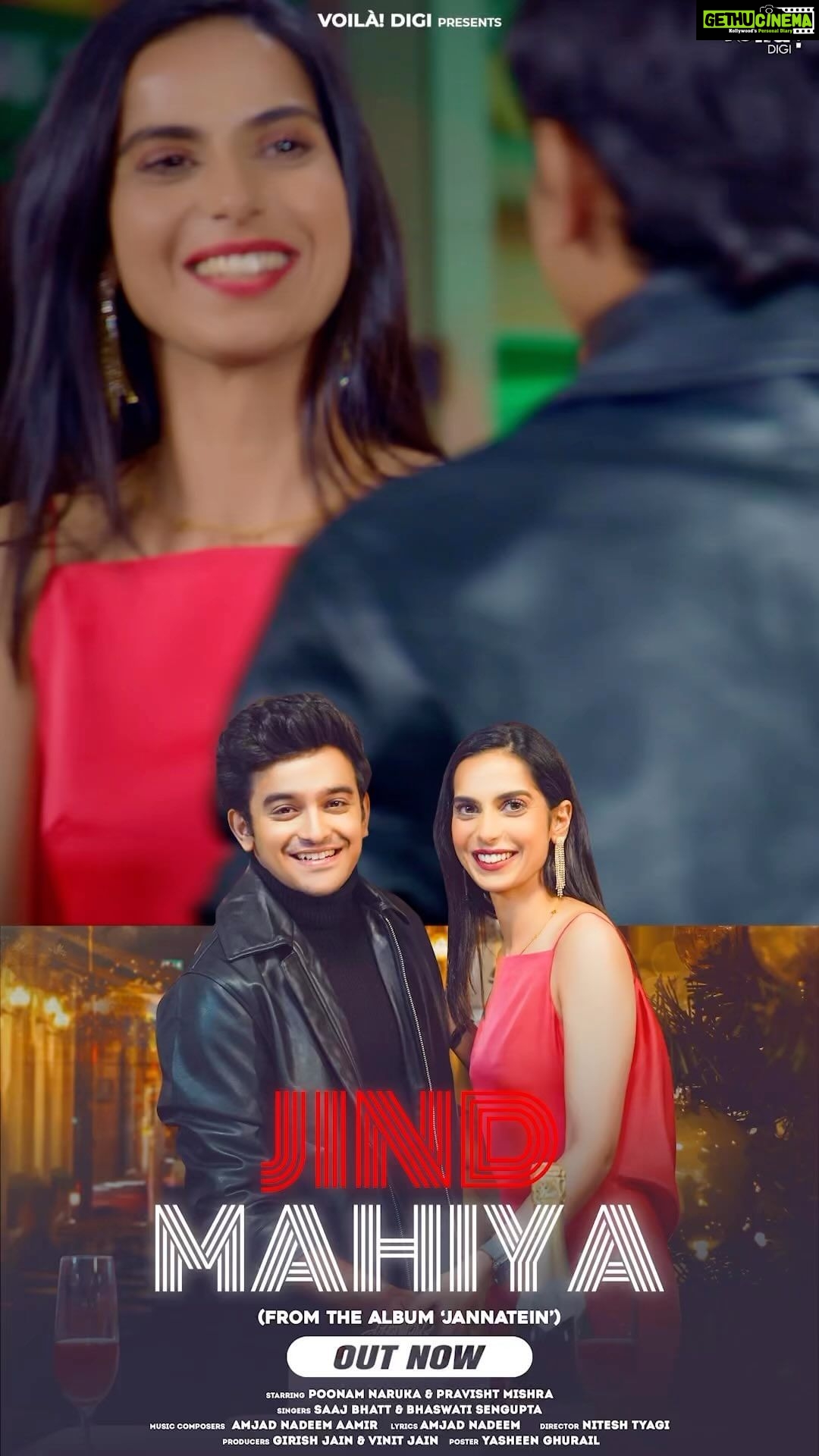 Pravisht Mishra Instagram - My first music video, ‘Jind Mahiya’, is out now on @voila_digi♥️ Shower all your love on my song, this one’s special ✨ Singers: @saaj__bhatt & @its_bhaswatis Starring: @rekhu_ & @pravisht_m Composers & Lyricists: @amjadnadeemaamir Director: @director_niteshtyagi Producers: @girishjain_venus & @vinit_jain Special Thanks: @karishma2591 Artwork: @yas.een