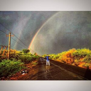 Pravisht Mishra Instagram - They say
No two people see a rainbow the same way
Do they?
📷:@pallavipallu1