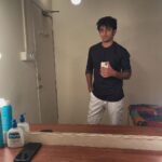 Pravisht Mishra Instagram - Birds born in a cage think flying is an illness! Was trying to figure out ways to hold the phone when trying to take a mirror selfie🙈