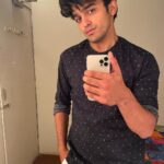Pravisht Mishra Instagram - Birds born in a cage think flying is an illness! Was trying to figure out ways to hold the phone when trying to take a mirror selfie🙈
