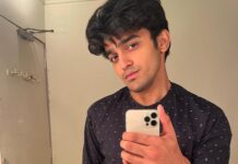 Pravisht Mishra Instagram - Birds born in a cage think flying is an illness! Was trying to figure out ways to hold the phone when trying to take a mirror selfie🙈