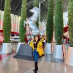 Preethi Asrani Instagram - What a dayy! 🌻🎄 #ferrariworld #dubaidiaries Ferrari World Yas Island, Abu Dhabi