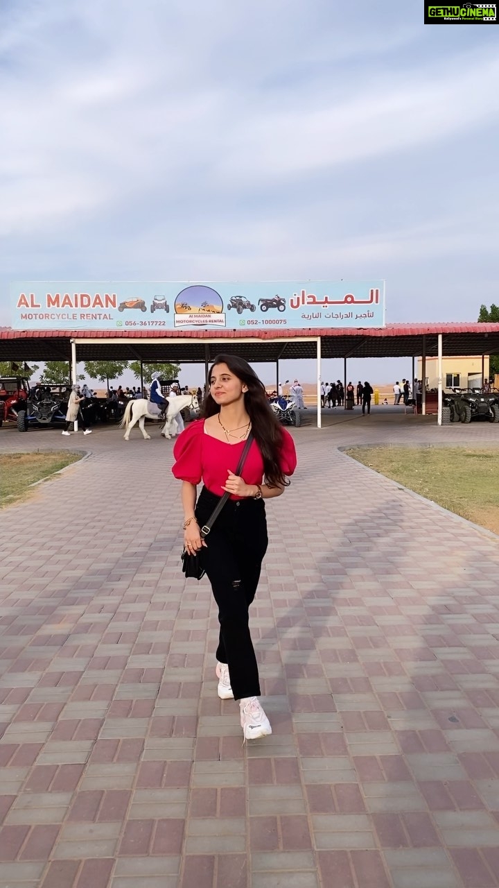Preethi Asrani Instagram - 🦩 . . #dubaidiaries #dessertsafari🐪