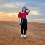 Preethi Asrani Instagram - Carpe diem! ☀️ . . #dubaidays #dessertsafari🐪