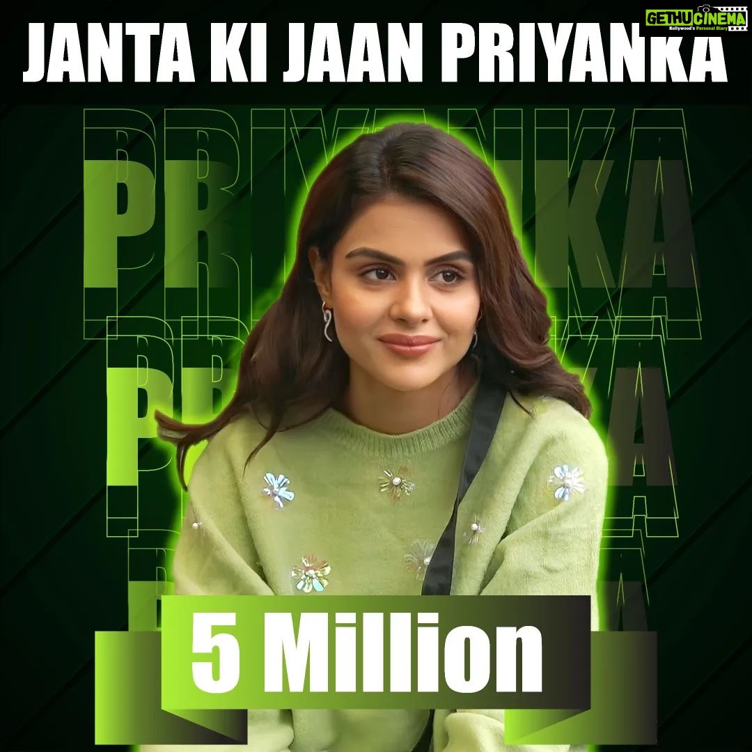 Priyanka Chahar Choudhary Instagram - Heartiest congratulations to entire Priyanka Paltan for making history once again with 5 million + tweets in the JANTA KI JAAN PRIYANKA trend! It's absolutely wonderful to witness you all unite for each trend- so dedicatedly and passionately! Priyanka Paltan isn't just a fanbase - it's a community of incredible, optimistic humans striving to be their very best, and supporting the best! Keep spreading the love and sunshine π #PariForTheWin @colorstv @endemolshineind #PriyankaChaharChoudhary #PriyankaPaltan #PriyankaIsTheBoss #JantaKiJaanPriyanka #BBQueenPriyanka #PriyankaChaharSupremacy #PriyankainBiggBoss16 #BiggBoss16 #BB16