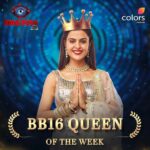 Priyanka Chahar Choudhary Instagram - Aapke pyaar se bani Priyanka #BB16Queen of the week! Send her love in the comments. ✨ Dekhiye #BiggBoss16 Mon-Fri raat 10 baje aur Sat-Sun raat 9 baje, sirf #Colors par. Anytime on @voot #BB16 #BiggBoss @priyankachaharchoudhary