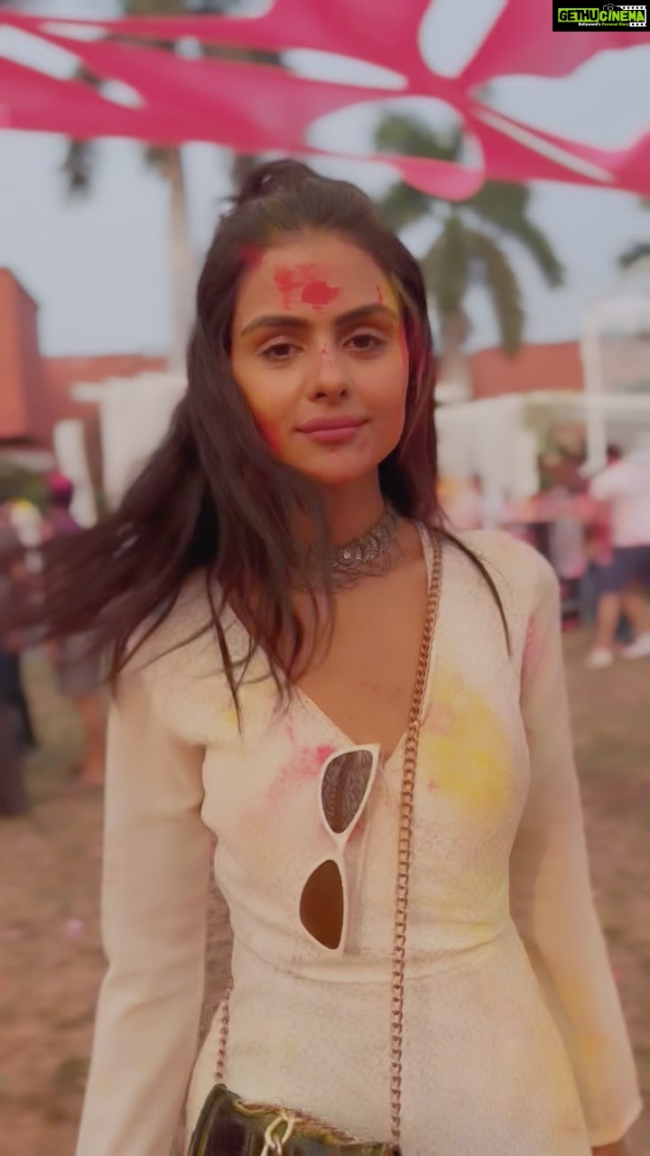 Priyanka Chahar Choudhary Instagram - #ReelHoliParty #ReelsPeHoli #HappyHoli #HoliHai #ReelHoliChallenge #ReelsPeTV #IndianTVFiesta
