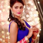 Priyanka Chahar Choudhary Instagram - 💙💙💙 #udaariyaan #tejo #retro #retrolook P:C- @vikas_photographer_ Costume designer- @sethchetna5