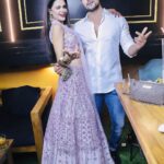 Priyanka Chahar Choudhary Instagram – 🌸🌸🌸
@6_ankitgupta #fatejo #priyankit 

Styled by – @insyncdigitals 
Outfit by – @meri.bulbul