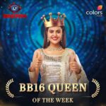 Priyanka Chahar Choudhary Instagram - Aapke pyaar ne banaaya Priyanka ko #BBQueen of the week! 😍 Dekhiye #BiggBoss16 Mon-Fri raat 10 baje aur Sat-Sun raat 9 baje, sirf #Colors par. #BB16 #BiggBoss @priyankachaharchoudhary
