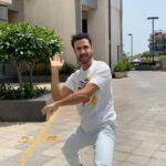 Raghav Juyal Instagram - ❤️❤️naaacho @varundvn #thepunjaabbansong
