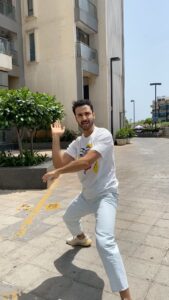 Raghav Juyal Instagram - ❤️❤️naaacho 
@varundvn 

#thepunjaabbansong