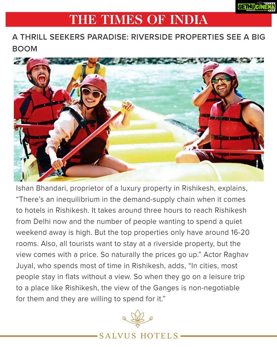 Raghav Juyal Instagram - Friends that work together stay together! It is a delight for @raghavjuyal and our founder @ishanbhandarii to be featured in @timesofindia . . . . . #salvushotels #archescafe #india #pahadi #hotelsinrishikesh #thearches #finedining #rishikesh #restaurant #food #foodie #foodporn #travel #himalayas #uttarakhandheaven #poolparty #uttarakhandtourism #mountains #rishikesh #photography #incredibleindia #travelphotography #devbhoomi #uttarakhand Rishikesh - Yoga Capital of the World